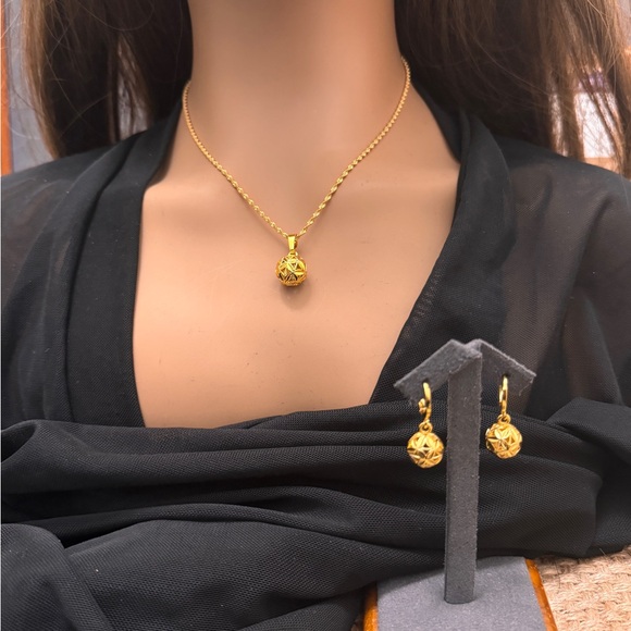Jewelry Sets for Women, 24k Gold Plated Jewelry Sets, Jewelry Sets, Gift for Her - Picture 4 of 6